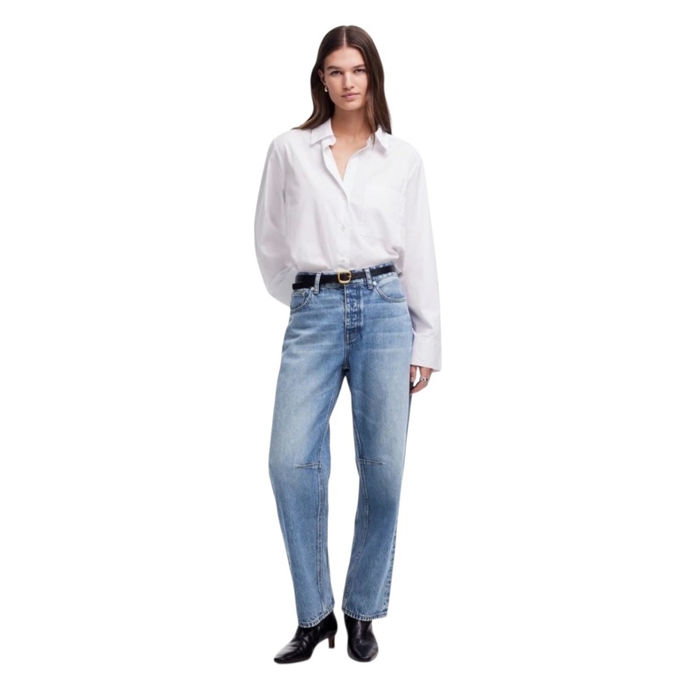 Madewell Darted Barrel Jeans